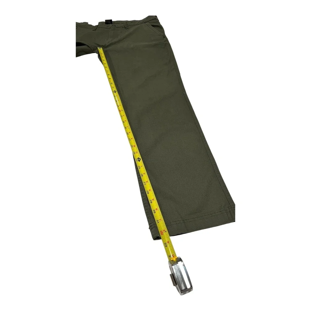 NWT Eddie Bauer Men's 38x34‎ Green Canvas Utility Workwear Pants Trousers